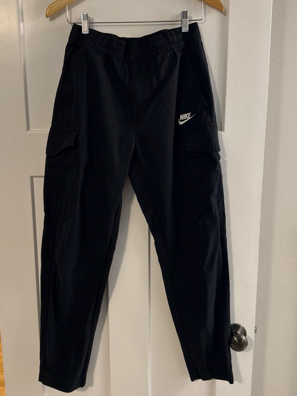 Nike Black Cargo Pants with Side Pockets